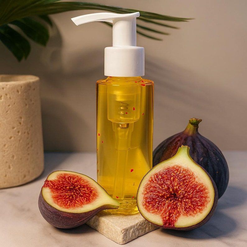 Hydrating Body Oil with Fig Seed Oil – Lightweight Nourishing Body Serum | Natural Glow Oil for Dry Skin | Eczema friendly